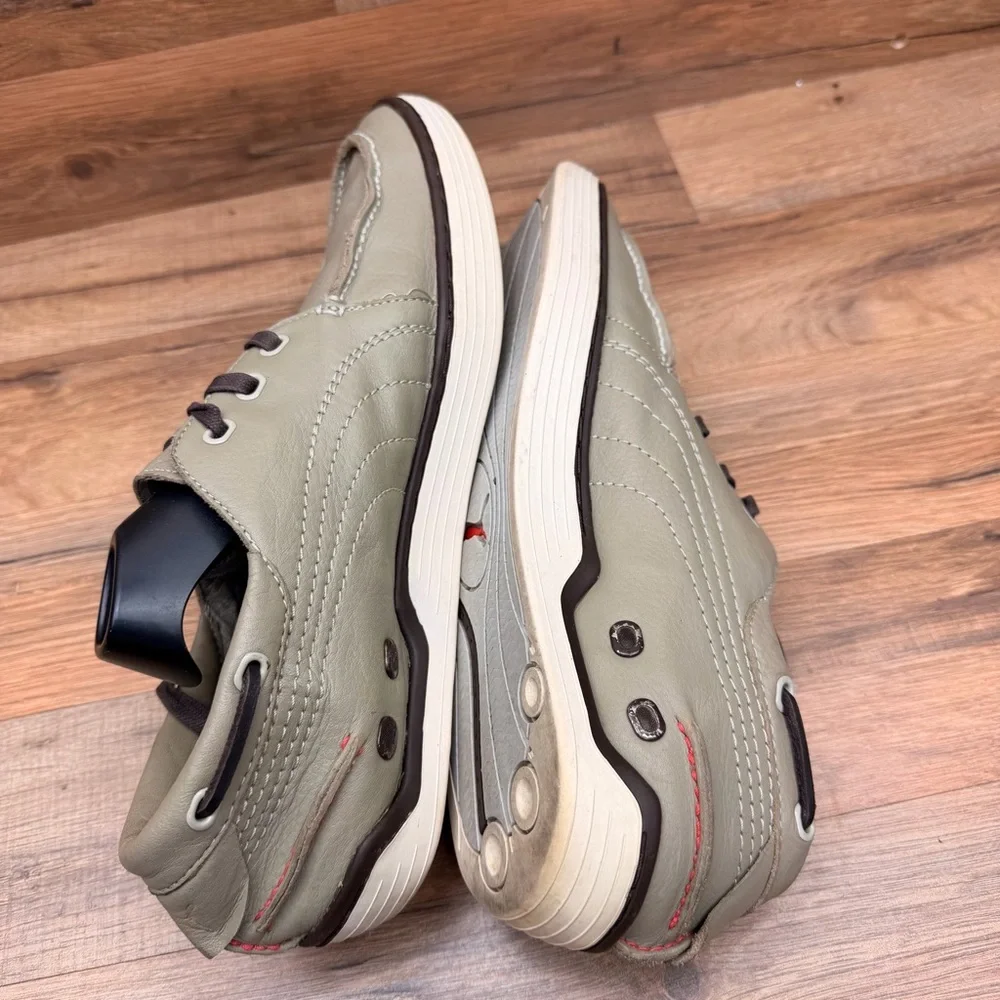 Puma volvo ocean Race Men's size 11.5 Gray Leather Boat Shoes